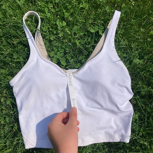 lululemon athletica Tops - DO  NOT. BUY ON HOLDWhite Lululemon align tank top! Size 10 with rip tag<3